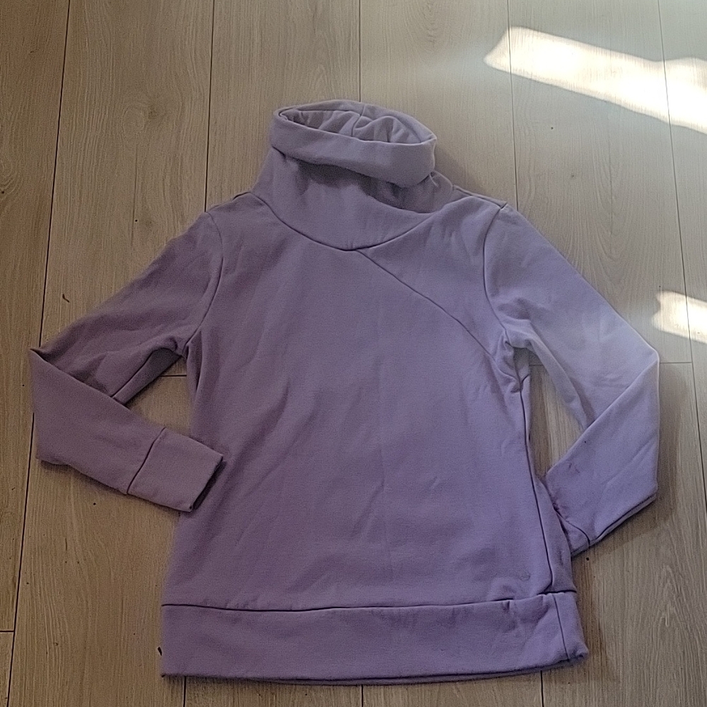 Cozy Purple Turtleneck Sweater